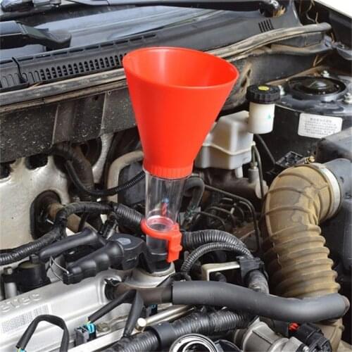Universal Car Engine Oil Funnel Adjustable Gasoline Special Funnel Filling Equipment Kit