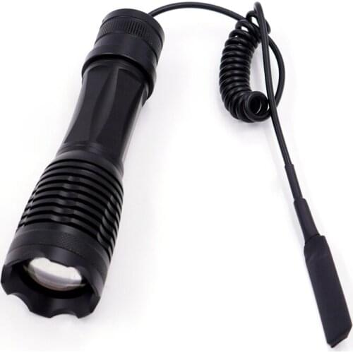 E6 LED Flashlight ZOOM CREE XM-L2 U3 Waterproof Lanterna LED 5Mode Zoomable Flashlight Bike Linterna led Torch+remote switch