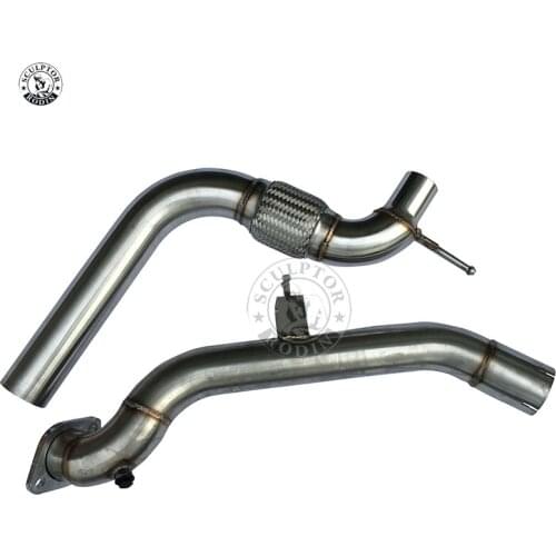 For 15-16 Ford Mustang Ecoboost 2.3T SS Catless Exhaust Exhaust Downpipe 3" K8-DP232