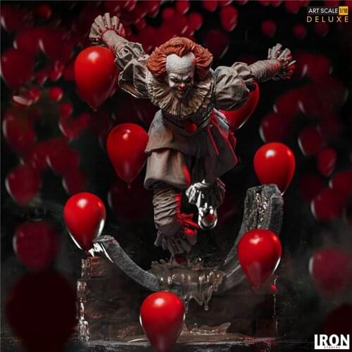 Iron Studios 1/10 Scale WBHOR31220-10 Statue of Penny Wise the Clown for Fans Collection In Stock