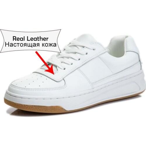 Women Sneakers 2021 Ins Real Leather Fashion Flats Shoes Woman Cross Strap Casual Daily Spring Lady Footwear Size