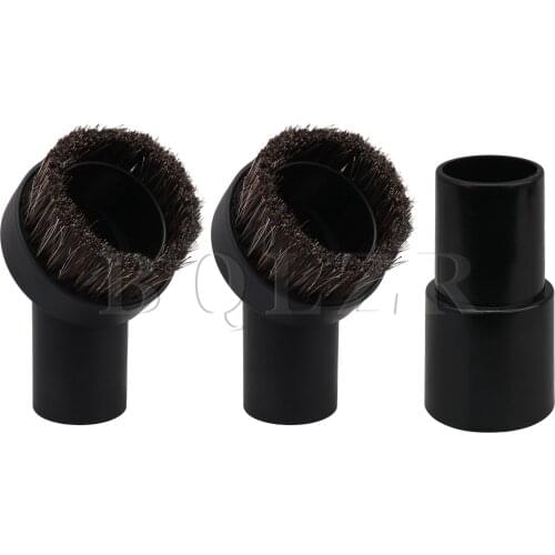 BQLZR 2x 1.25" ID Vacuum Tool Hose Adapter Accessories Plastic Horse Brushes
