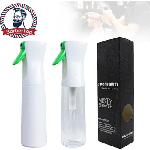 300ml Alcohol High Pressure Hair Salon Spraying Fine Mist Continuous Pressure Bottle
