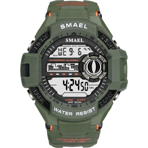 SMAEL Mens Watches Fashion Led Digital Watch Waterproof Sport Watches Men Wtaches 1516B montre sport homme relogio masculino