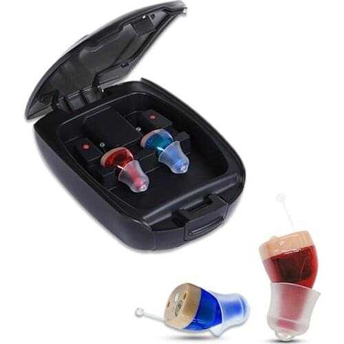 Mini Rechargeable Hearing Aid Digital CIC Hearing Aids Adjustable Tone Sound Amplifier Portable Deaf Elderly digital Hearing Aid