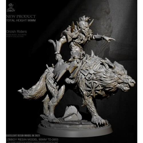 H90mm Resin model kits figure colorless and self-assembled TD-2653