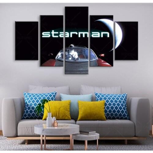 Hd print Elon Musk - New Space Exploration Science Poster for Classroom canvas painting wall art frame