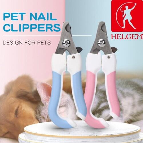 HELGEM Professional Pet Nail Clipper Dog Cat Dog Grooming Manicure Scissors Supplies
