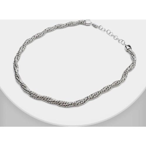 J20 Amorita Ins Punk Geometric Thick Chain Necklace Jewelry For Women Girl Men Gift