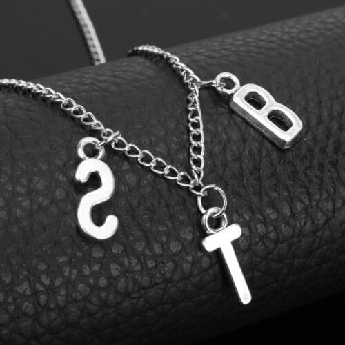 Kpop Jewelry ARMY Letter Necklace Trendy 2021 Bangtan Boys DNA Alloy Letter Necklace Unisex Fashion Punk Accessories Girls
