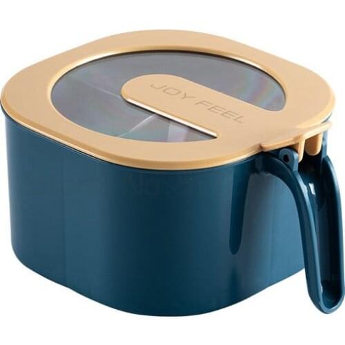 Kitchen seasoning can MSG seasoning box seasoning can suit plastic salt can seasoning box is divided into storage box