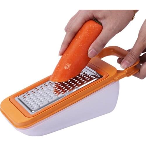 1 Set Vegetable Slicer Kitchen Gadgets Portable Fruit Vegetable Tools Multifunctional Plastic Potato Grater Vegetable Cutter