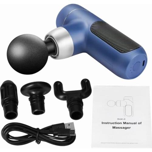 Massager Fascia Gun Therapy Massage Gun Mini Portable Electric Muscle Body Relax Machine Relieve Pain 4 Speed