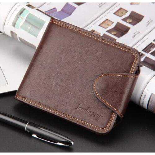 Men Wallet Coin Pocket Male Purse Clutch Black Small Men Wallets Credit Card Holders Zipper Luxury Brand Famous Handmade Leathe