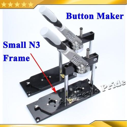 N3 NEW Professional Small All Steel Button Maker Rack Frame Without Interchangeable Mould
