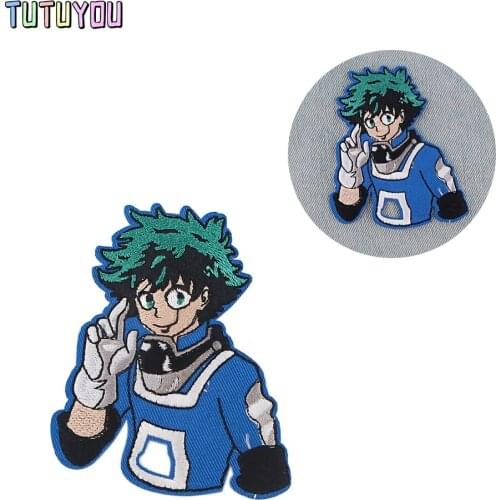 PC2279 Anime Hunter Figure Pacth Stickers Iron On Patches For Backpack Handbag Sew On Patches For Jacket Backpack Diy Patch