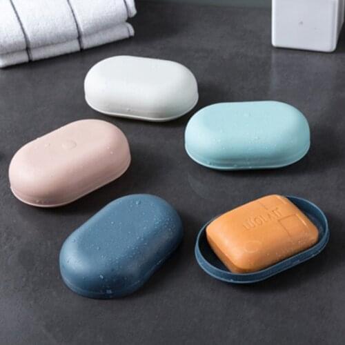 Bathroom Shower Soap Box Creativity Tray Dish Storage Holder Plate Home Travel Rangement Soap Holder Ванная комната Мыльница