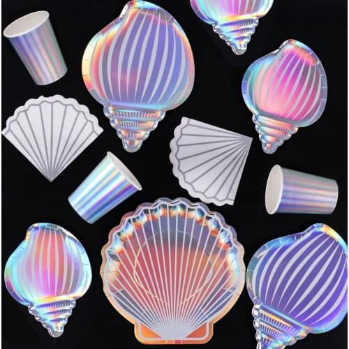 Romantic Little Mermaid Party Supplies Mermaid Birthday Party Favors First Birthday Girl Party Mermaid Decor Baby Shower