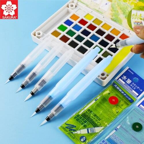 SAKURA Watercolor Paint Brushes