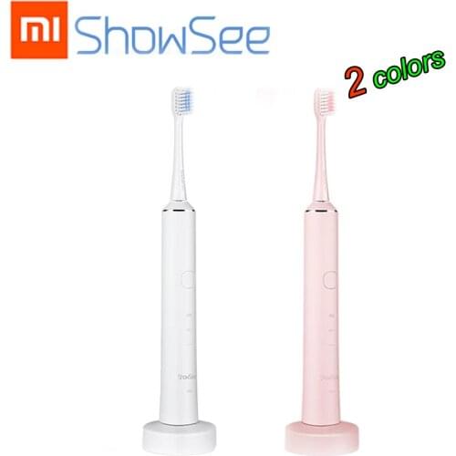 ShowSee Sonic Electric Toothbrush IPX7 Waterproof Wireless Induction Charging Whitening Teeth Gingival Protection Low Noise