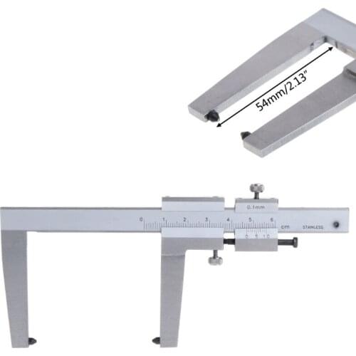 Stainless Steel Vernier Caliper For Brake Discs Disks Measuring Tools 0-60mm