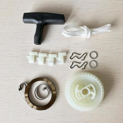 Stater Spring Rope Pulley Pawl Hand Grip Kit Fit Stihl 017 018 MS170 MS180 MS 170 180 Chainsaws Replace