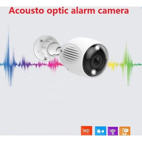 2MP 1080P WiFi intelligent network mobile control home outdoor intercom waterproof high definition sound light alarm camera