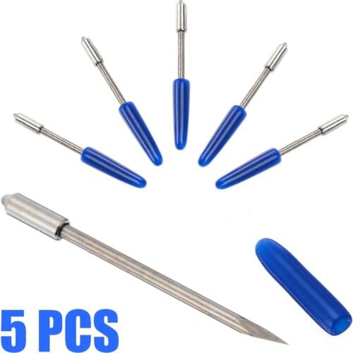 5Pcs 45/60 Degree Blades / CB09 Graphtec Blade Holder for Vinyl Plotter Cutter Hard Alloy Machine Tools