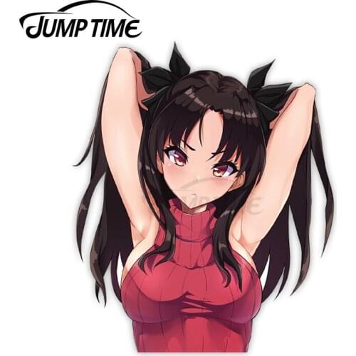 Jump Time 13 x 7.6cm For Fate Stay Night Anime Car Stickers and Decals Trunk Laptop Motorcycle Surfboard Scratch-Proof Graphics