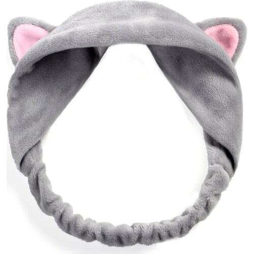 Women Ears Tools Elastic Hair Headbands Party Makeup Party Hairband Accessories Face Wash Headdress Cute Cat Life Women