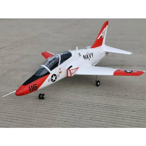 Electric RC airplane QTmodel T45 T-45 70mm partner factory with FMS model