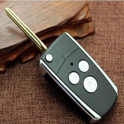 DAKATU Modified Remote Flip Car Key Shell For Hyundai Sonata Folding Key Fob 3 Buttons