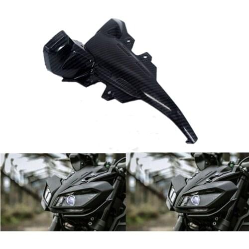 Carbon fiber paint motorcycle connected headlight head cover instrument rack fairing Fit For Yamaha MT-09 2017-2019