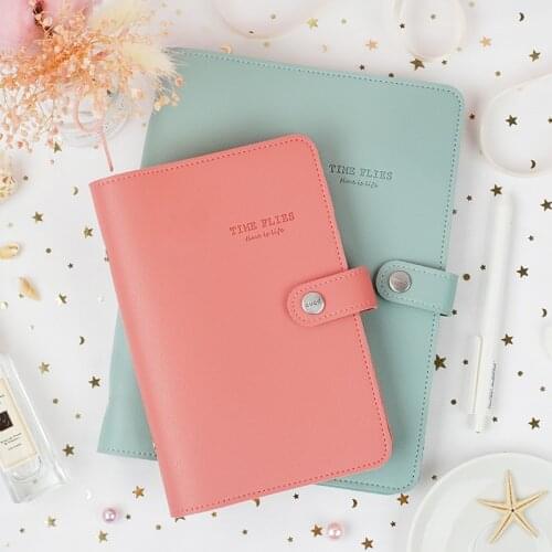 Macaron Cute Spiral Notebooks Stationery Fine Office School Personal Agenda Organizer Binder Diary Weekly Planner Gift A5 A6 A7