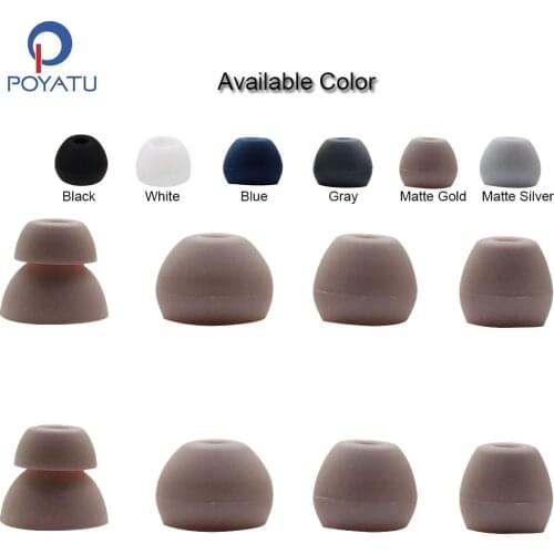 POYATU Replacement Silicone Ear Tips for Urbeats3 Urbeats 3 3.0 Earphone Ear Tip Buds Earbuds Headphones Eartips 4 Pairs