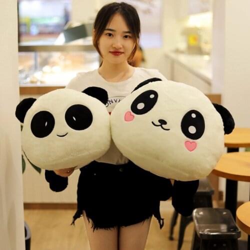 Super Cute Big Head Panda Plush Toy Stuffed Lovely Cartoon Bear Gift for Children Soft Animal Pillow Kids Baby Christmas Gift