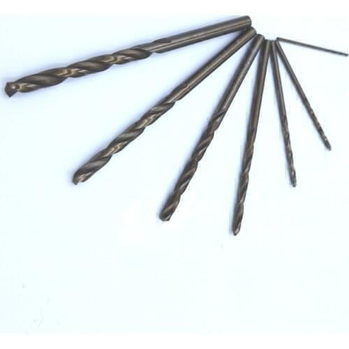 5Pcs 12 12.1 12.2 12.3 12.4 12.5 12.6 12.7 12.8 12.9 mm HSS-CO M35 Cobalt Steel Straight Shank Twist Drill Bits Stainless Steel
