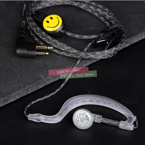 High Quality Walkie Talkie Earhook Mic Earpiece Two Way Radio Headset M Type Earphone For Motorola GP88 HYT 500S SMP A6 A8
