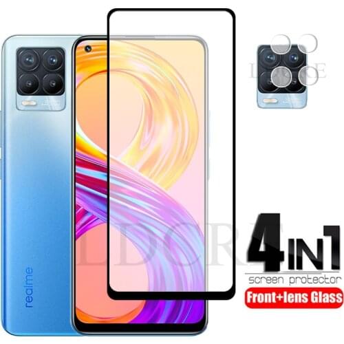 Tempered glass For OPPO Realme 8 Pro Full Screen Glass For Realme 8 Camera Screen Protector Camera Film For OPPO Realme 8 Pro