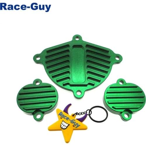 Green Alloy Cam Cover Valve Cap Dress Up Kit For Chinese YX 160cc 1P60FMK 150cc 1P60FMJ Engine Pit Dirt Motor Bike Motorcycle