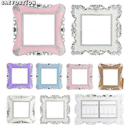 1Pcs Resin Single Light Switch wall sticker Surround Plate Sticker Cover Hot Socket Wall For Decoration Finger Panel W4D7