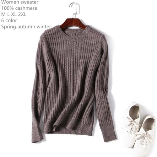 Naizaiga 100% pure cashmere womens o- neck drawstring cable pullover female thick sweater MPSM6