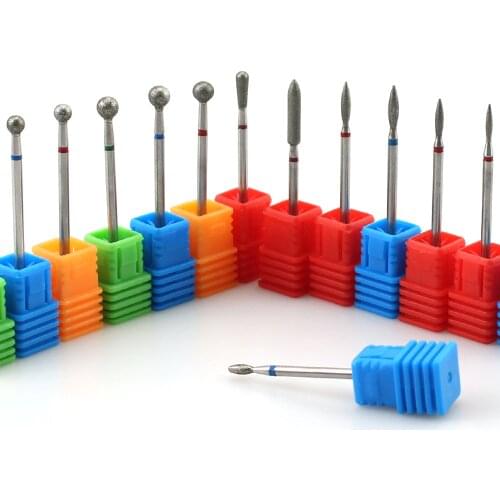 14 Type Diamond Milling Cutter Nail Drill Files Electric Manicure Nails Bits Nail Polish Remover Tools Nail Art Equipment