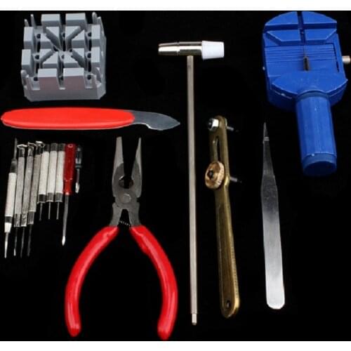16PCS Watch Replace Kit New Battery Change Tool Repair Set Pin Strap Remover Tool for Watch Adjuster Watchmaker