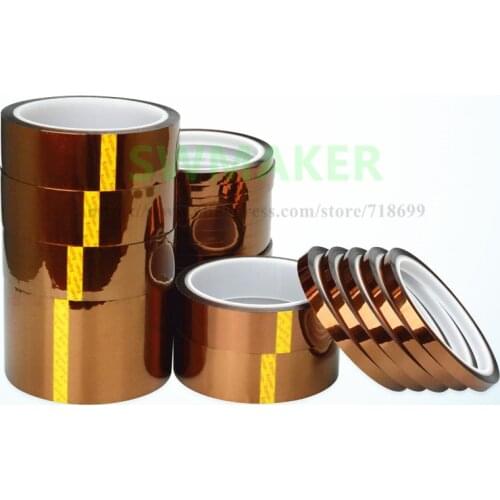 SWMAKER 33m Various sizes Kepton 3D Tape High Temperature BGA Heat Resistant Polyimide Reprap 3D Printers High Quality