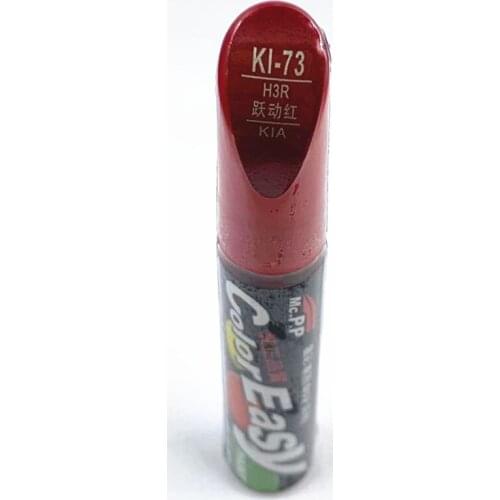 Car scratch repair pen, auto brush painting pen KI-73 for KIA K2 RIO,K3, K5 cerato soul forte sportage optima