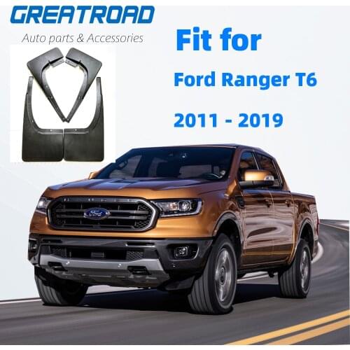 Car Splash Guards Mud Flaps for Ford Ranger T6 2011 - 2019 mudguards mudflaps Fender 2012 2013 2014 2015 2016 2017 2018