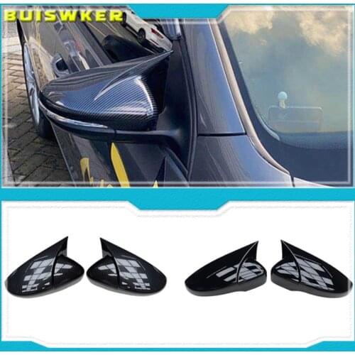 For Volkswagen VW Scirocco 2009-2018 Door Side Wing Rearview mirror Cover Sticker Trim Car Styling Accessories