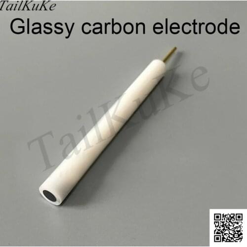Glassy Carbon Electrode Glass Carbon Working Electrode 2/3/4/5mm Electrochemistry