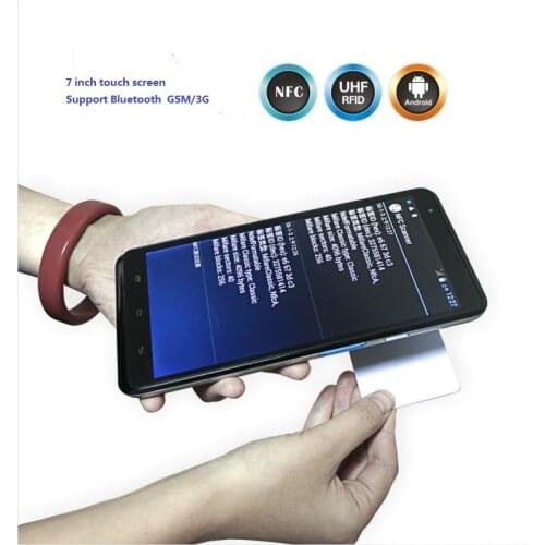 LS7S(UHF) handheld 7'' Android industrial mobile terminal PDA UHF NFC reader with 3G,GPS,Bluetooth LS7(UHF)